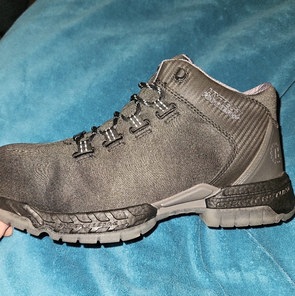 Hi-Tec Black Men's Waterproof Mid-Top Hiking Boot